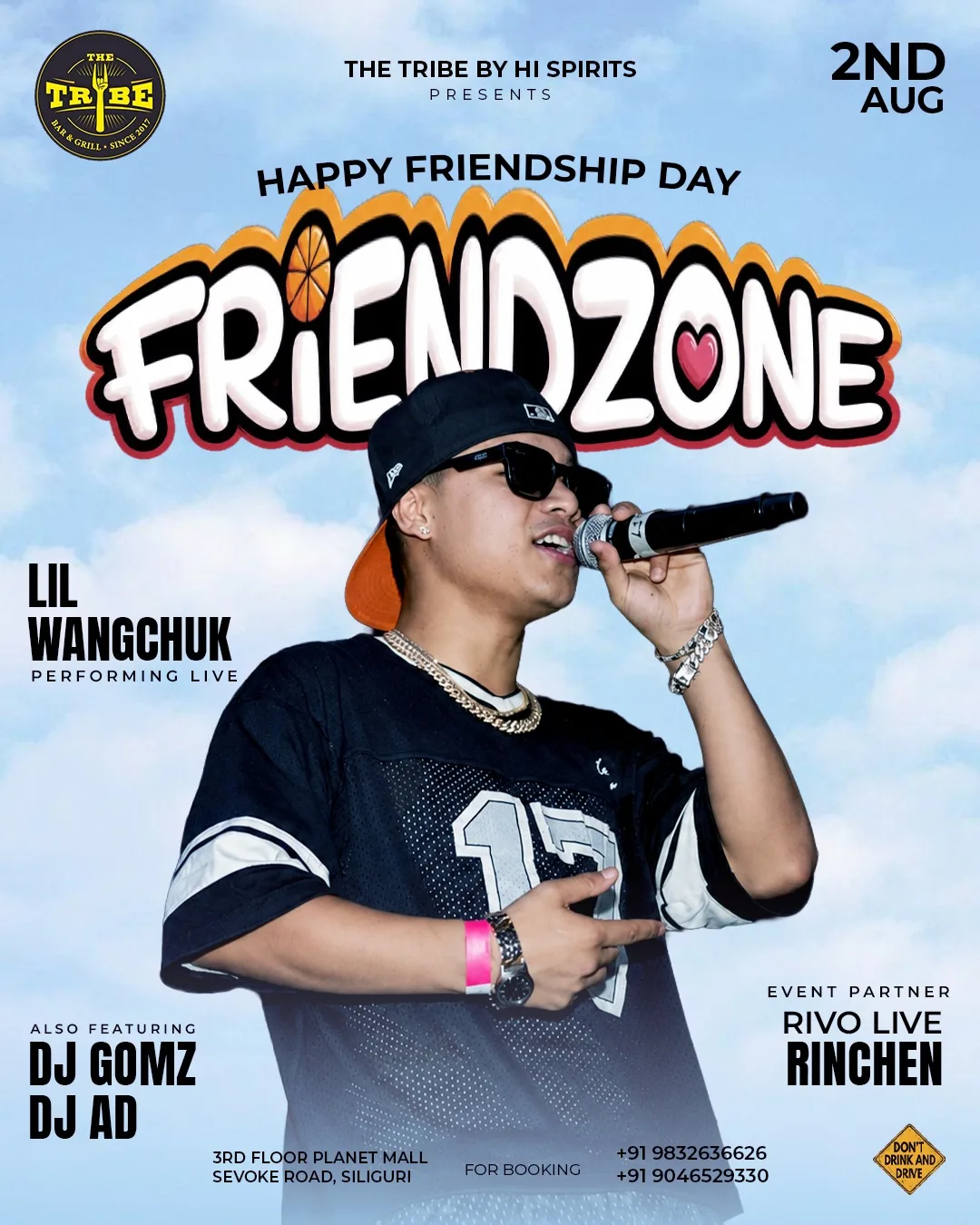 Friendzone Friendship Day Party 2026 | Lil Wangchuk Live at The Tribe Siliguri